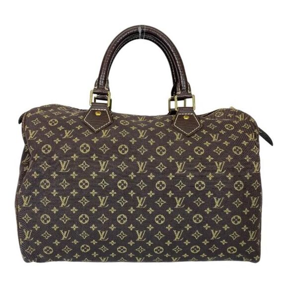 Louis Vuitton Monogram Mini lin Speedy 30 Handbag Mini Bag - Picture 1 of 6